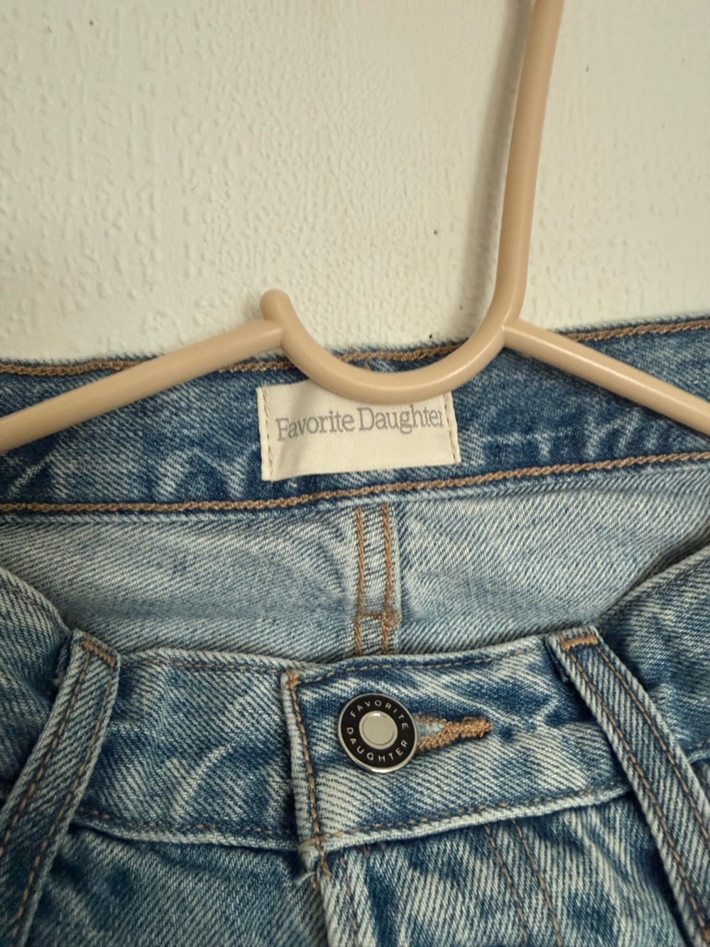 favorite daughter masha high waisted cropped wide leg jeans in dublin - Picture 4 of 5
